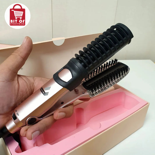 Hair Straightener & Curler – 2-in-1 Styling Tool
