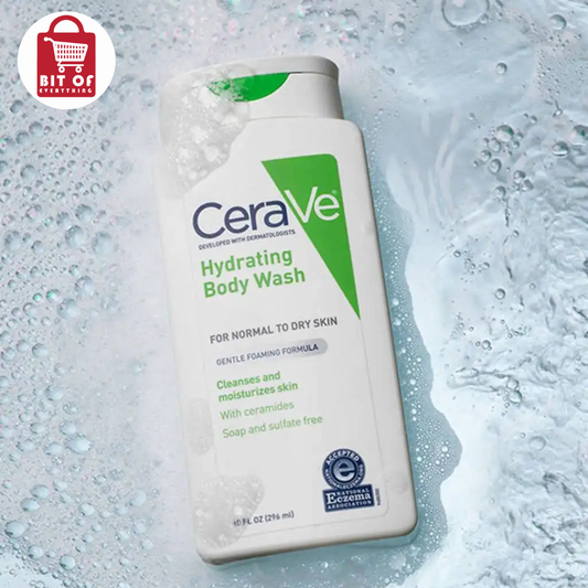 CeraVe Hydrating Body Wash – Gentle Moisturizing Body Cleanser for Dry & Sensitive Skin