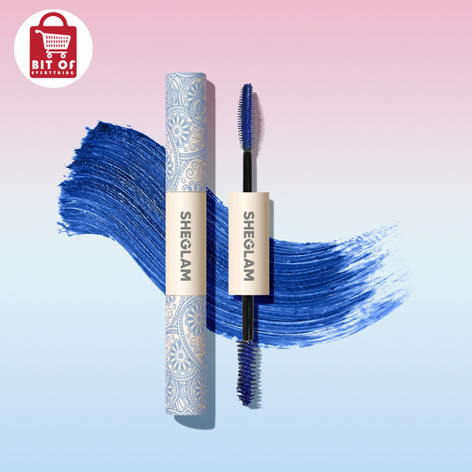 SHEGLAM Blue Mascara – Volumizing & Lengthening Mascara for Bold, Defined & Eye-Catching Lashes