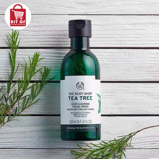 The Body Shop Tea Tree Facial Wash – Purifying Face Cleanser for Oily, Blemish-Prone & Fresh-Looking Skin