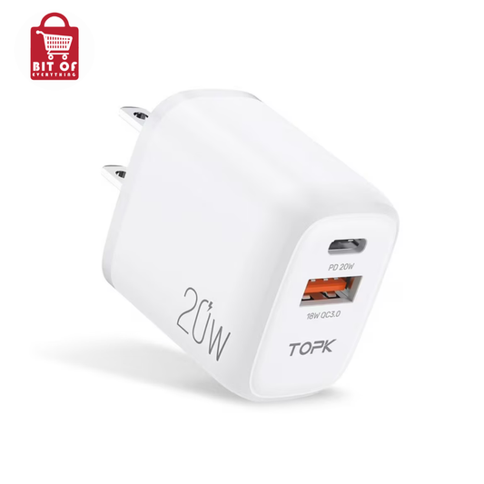 20-Watt Adapter – Fast & Efficient Charging