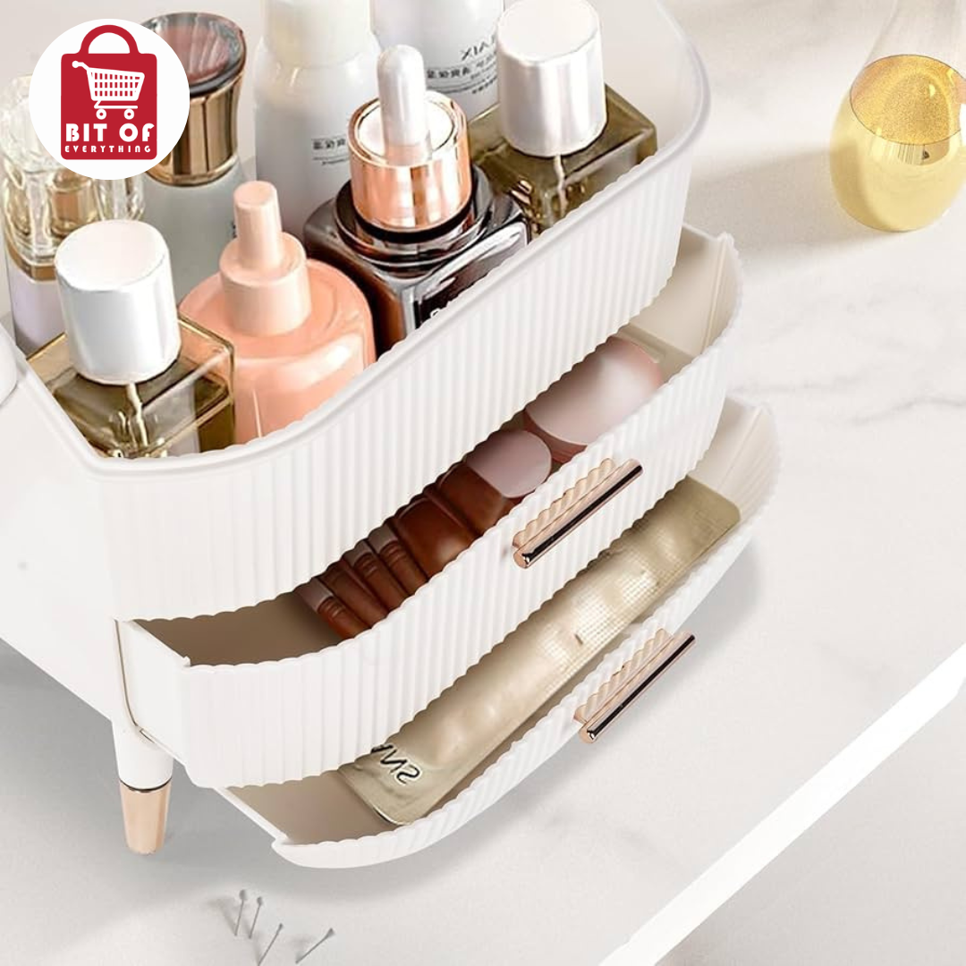 Makeup Organizer – Multi-Compartment Cosmetic Storage