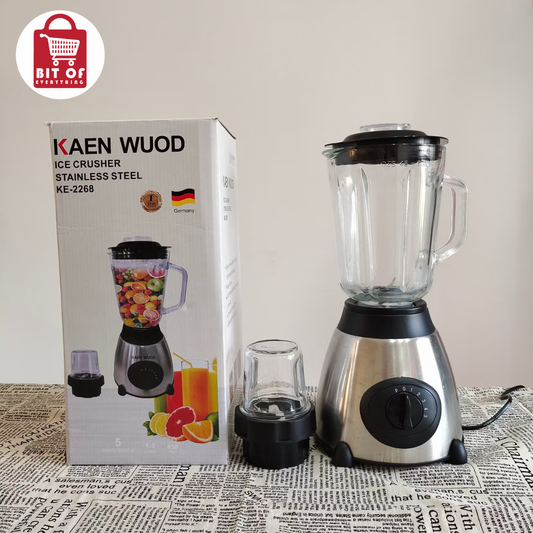 Kaen Wood Ice Crusher – Manual Ice Shaver for Drinks & Desserts