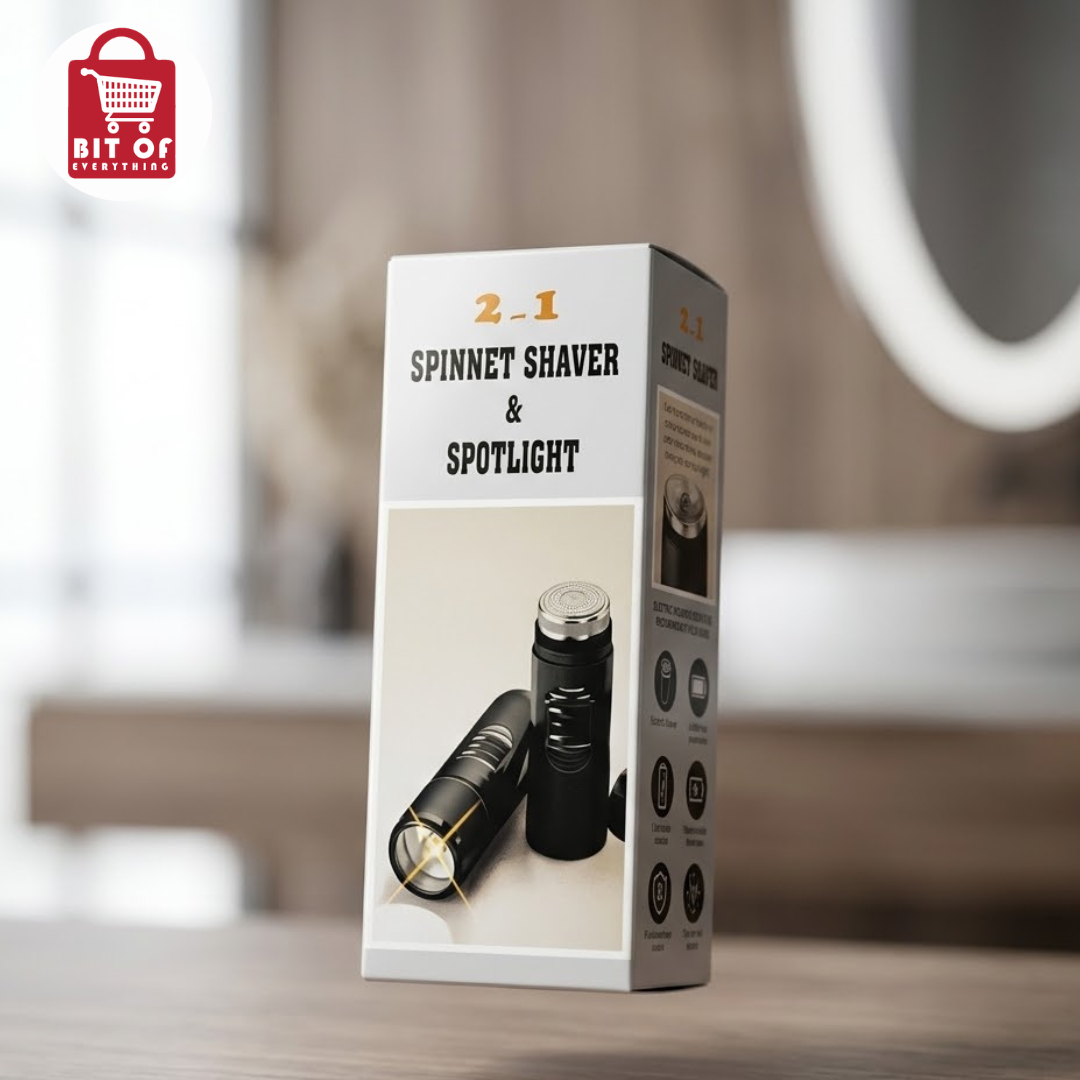 Shaver & Spotlight – Grooming & Portable Light Tool