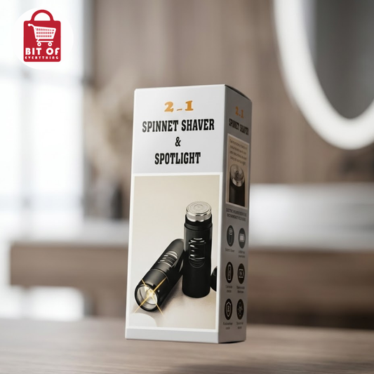 Shaver & Spotlight – Grooming & Portable Light Tool