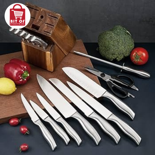 Knife Set – Pack of 14 Premium Kitchen Knives for Every Cooking Need