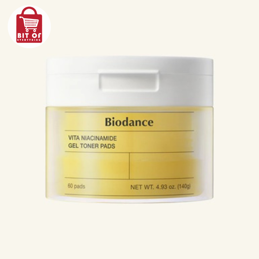 Biodance Vita Niacinamide Gel Toner Pads – Brightening & Hydrating Toner Pads for Smooth, Clear & Radiant-Looking Skin