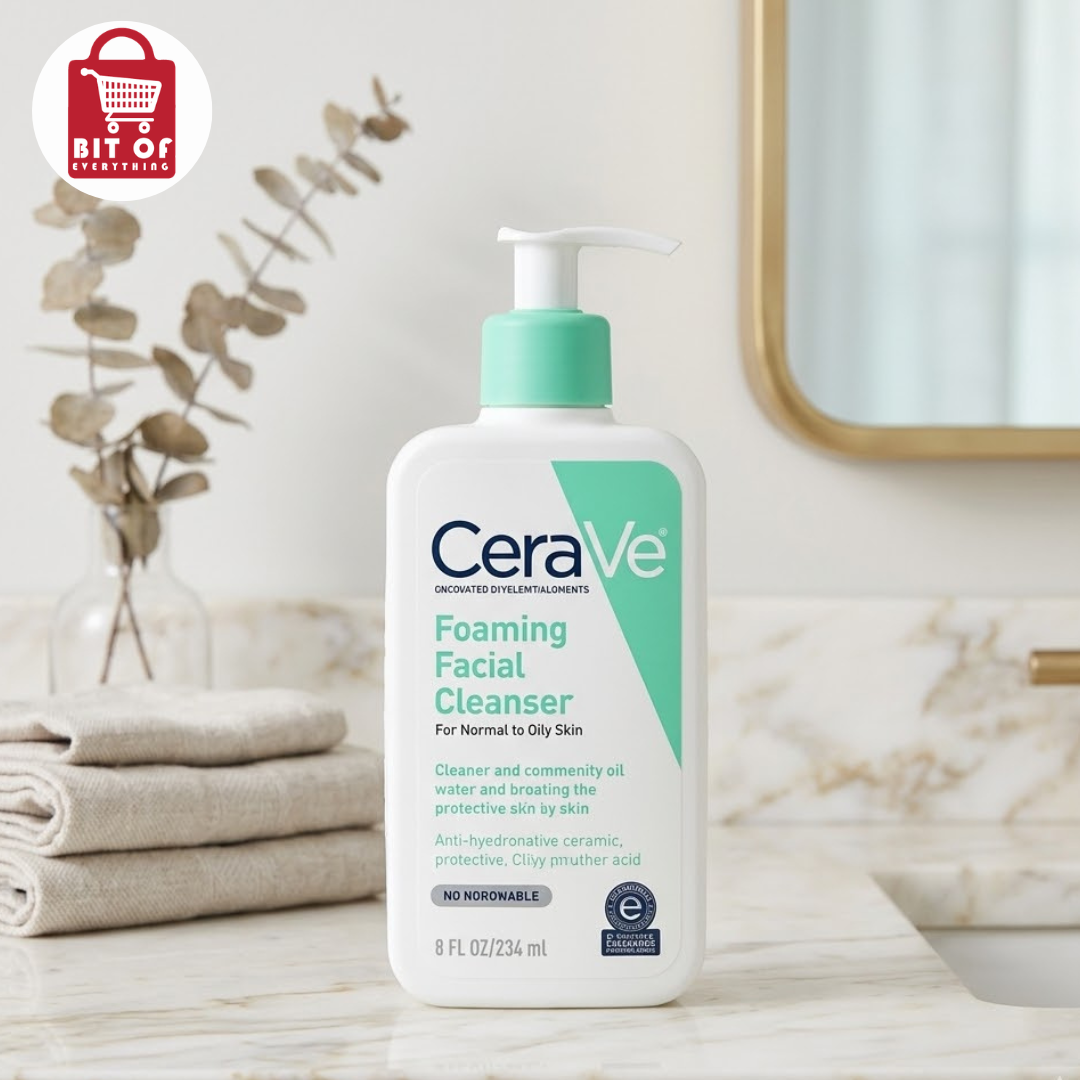 CeraVe Foaming Facial Cleanser – Gentle Daily Face Wash