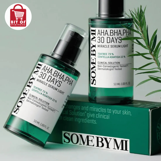 Some By Mi AHA BHA PHA 30 Days Miracle Serum Light – Blemish & Pore Care Serum for Smooth, Clear & Radiant-Looking Skin