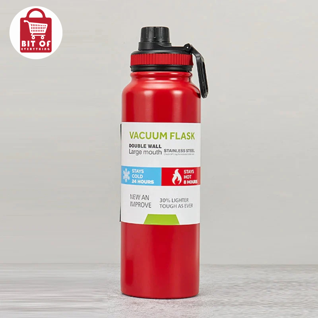 Vacuum Insulated Flask Bottle 600ml – Hot & Cold Thermal Water Bottle