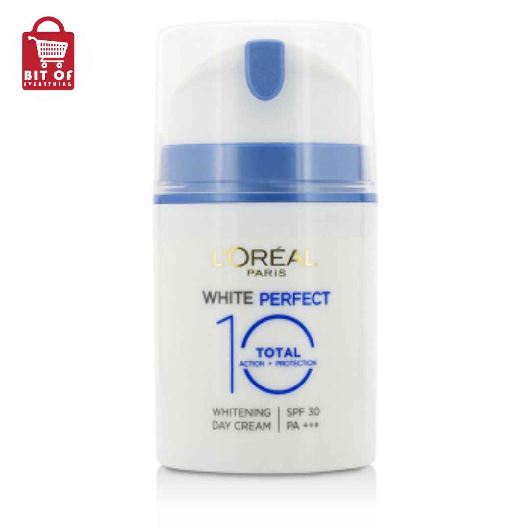 L'Oreal Paris White Perfect Total 10 Whitening Day Cream SPF 30