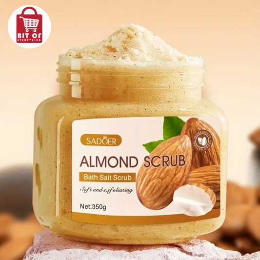 Sadore Almond Scrub – Nourishing Body Exfoliator for Smooth, Soft & Radiant-Looking Skin