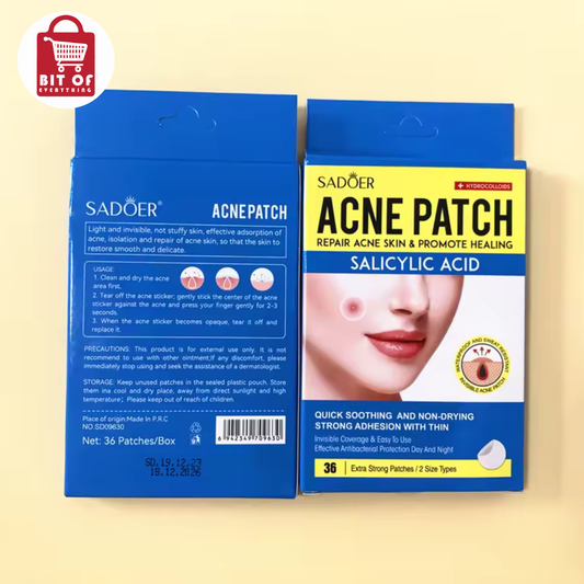 Sadore Salicylic Acid Acne Patches – Targeted Blemish Care for Breakouts & Clearer-Looking Skin