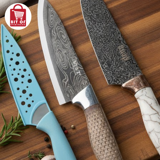 Professional Kitchen Knife – Ultra Sharp Stainless Steel Knife for Everyday Cooking