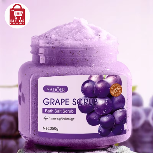 Sadore Grape Scrub – Refreshing Body Exfoliator for Smooth, Soft & Radiant-Looking Skin