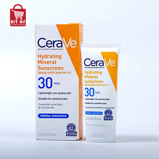 CeraVe Sunblock SPF 50 – Broad Spectrum Facial Sunscreen for Daily UV Protection & Hydrated-Looking Skin