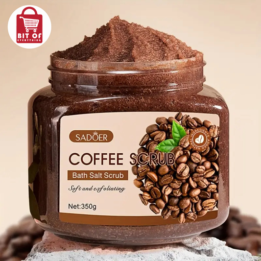 Sadore Coffee Scrub – Coffee Bath Salt Body Scrub for Smooth, Soft & Refreshed-Looking Skin