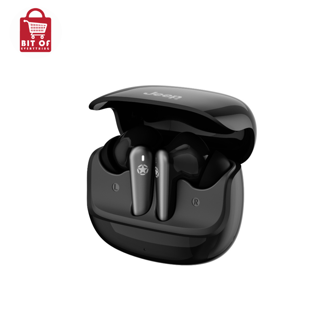 Jeep Wireless Earbuds – High-Quality Sound & Comfortable Fit