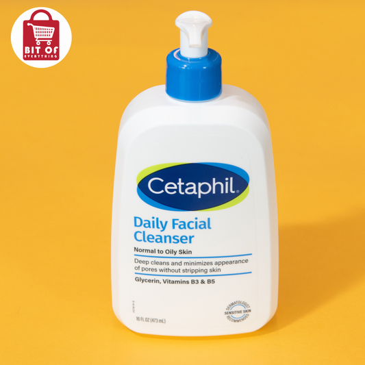 Cetaphil Daily Facial Cleanser – Gentle Face Wash for Normal to Oily Skin