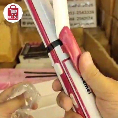 HAIR STRAIGHTNER WITH CURLER