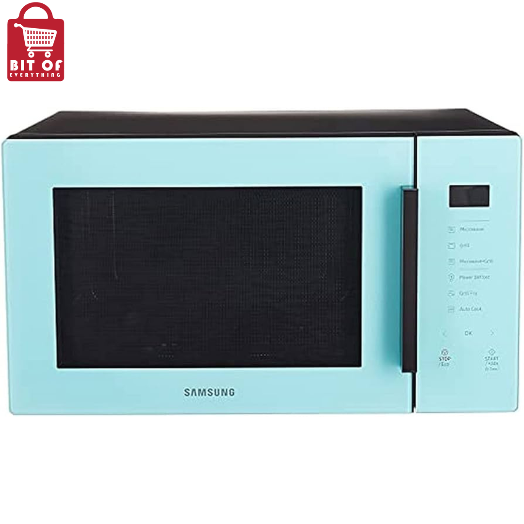 SAMSUNG Grill Microwave Oven, Mint, 30L, MG30T5018CN/SP