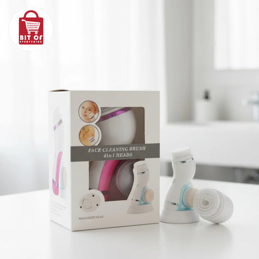 Facial Cleanser Brush 4-in-1 – Deep Cleansing & Skincare Tool