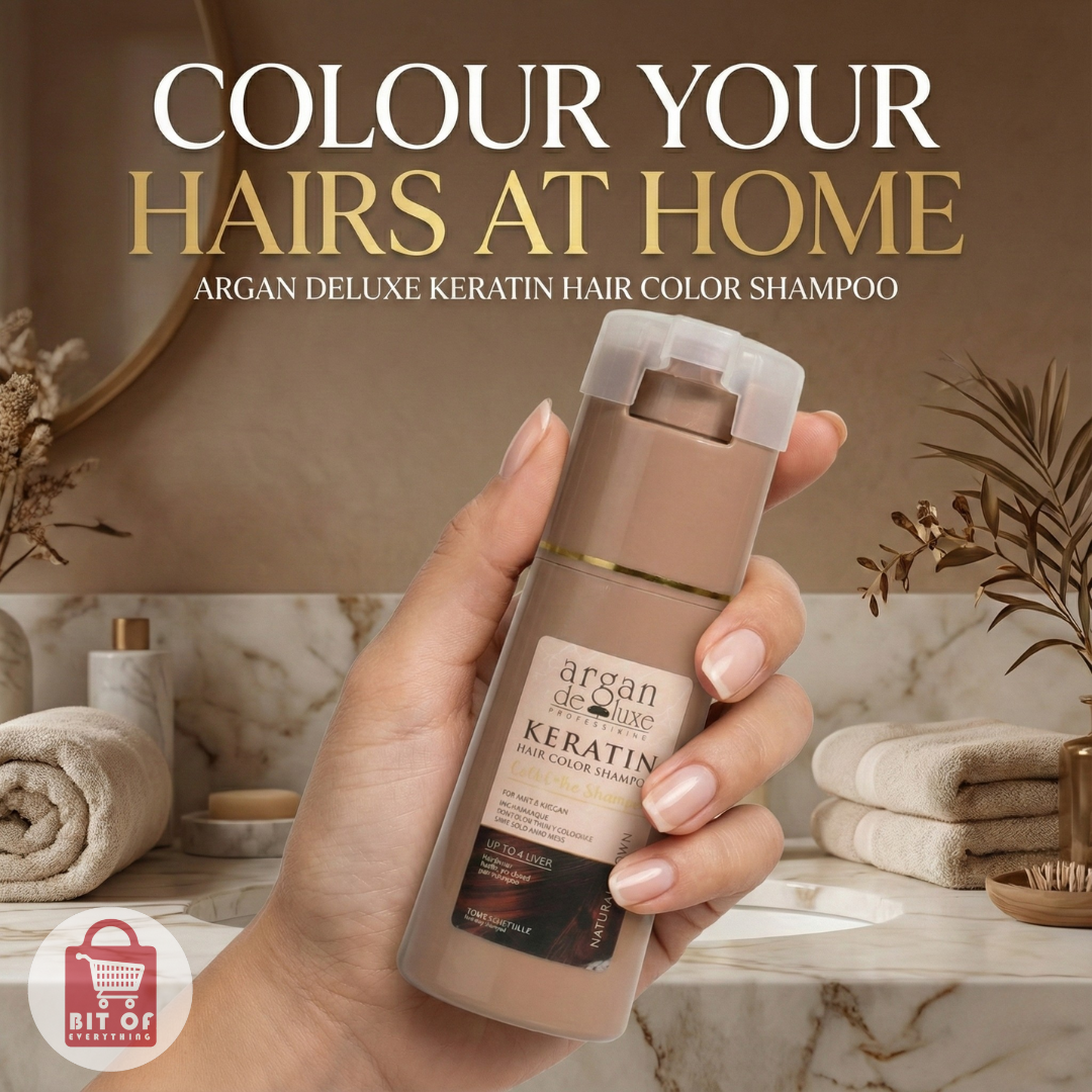 Argan Deluxe Keratin Shampoo – Ultra-Smooth, Deep Repair & Shine