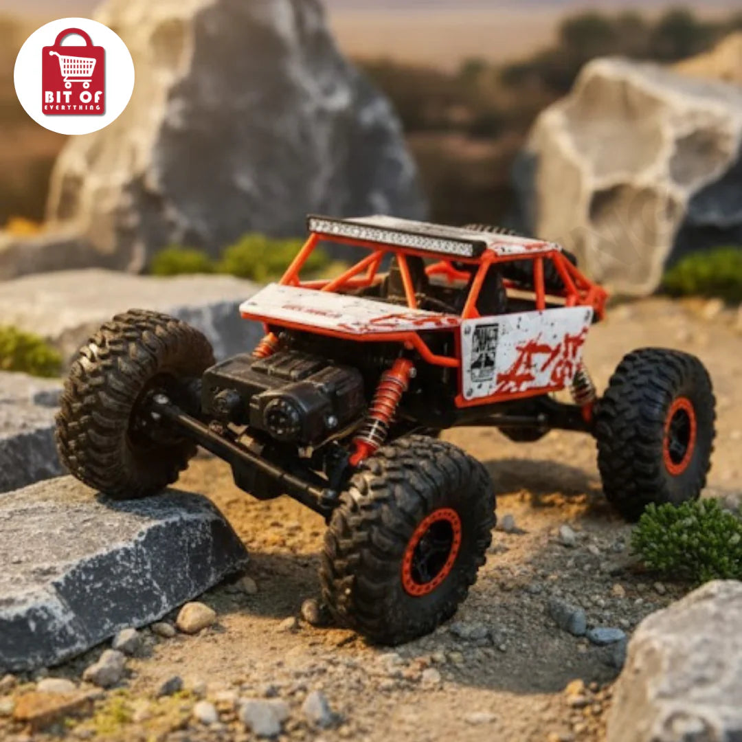 RC Jeep 4x4 Off-Road Remote Control Car – High Speed All-Terrain Rock Crawler Truck for Kids & Adults