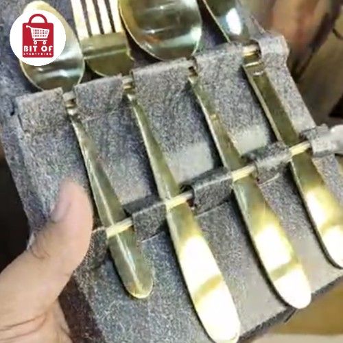 KITCHEN SET GOLDEN PACK OF 16