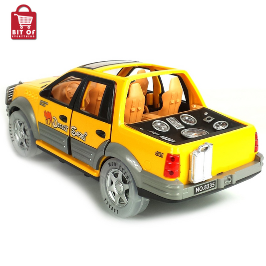 Desert Safari Ford F-150 Bump & Go Battery Operated Toy Truck w/ Lights & Sounds, Opening Doors WITH BOX