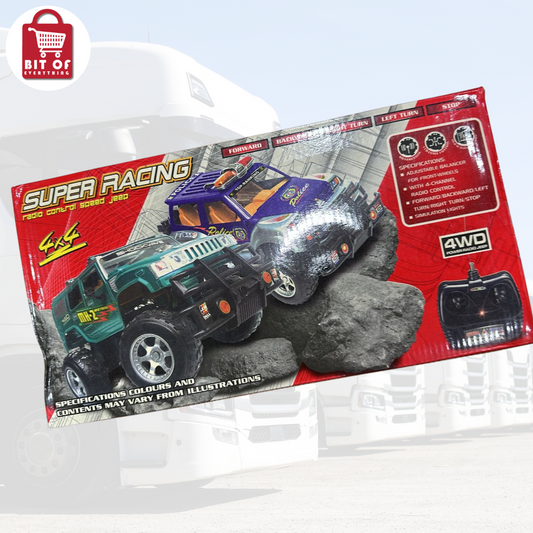 SUPER RACING RADIO CONTROL SPEED JEEP