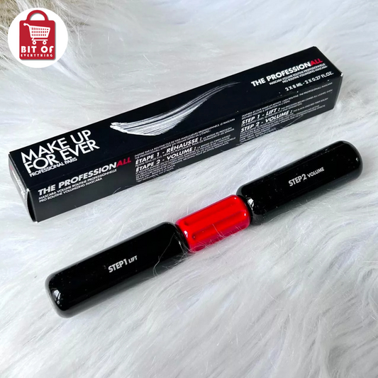 New MAKE UP FOR EVER 24HR Double-Ended Lifting & Volumizing Mascara~Full size