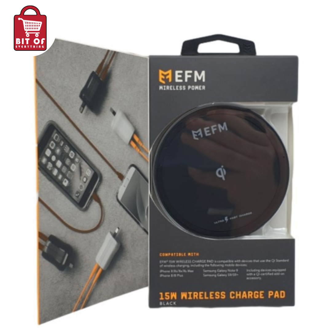 Efm 15W Wirless Charge Pad Efwp15u900bla Usb-C Orange