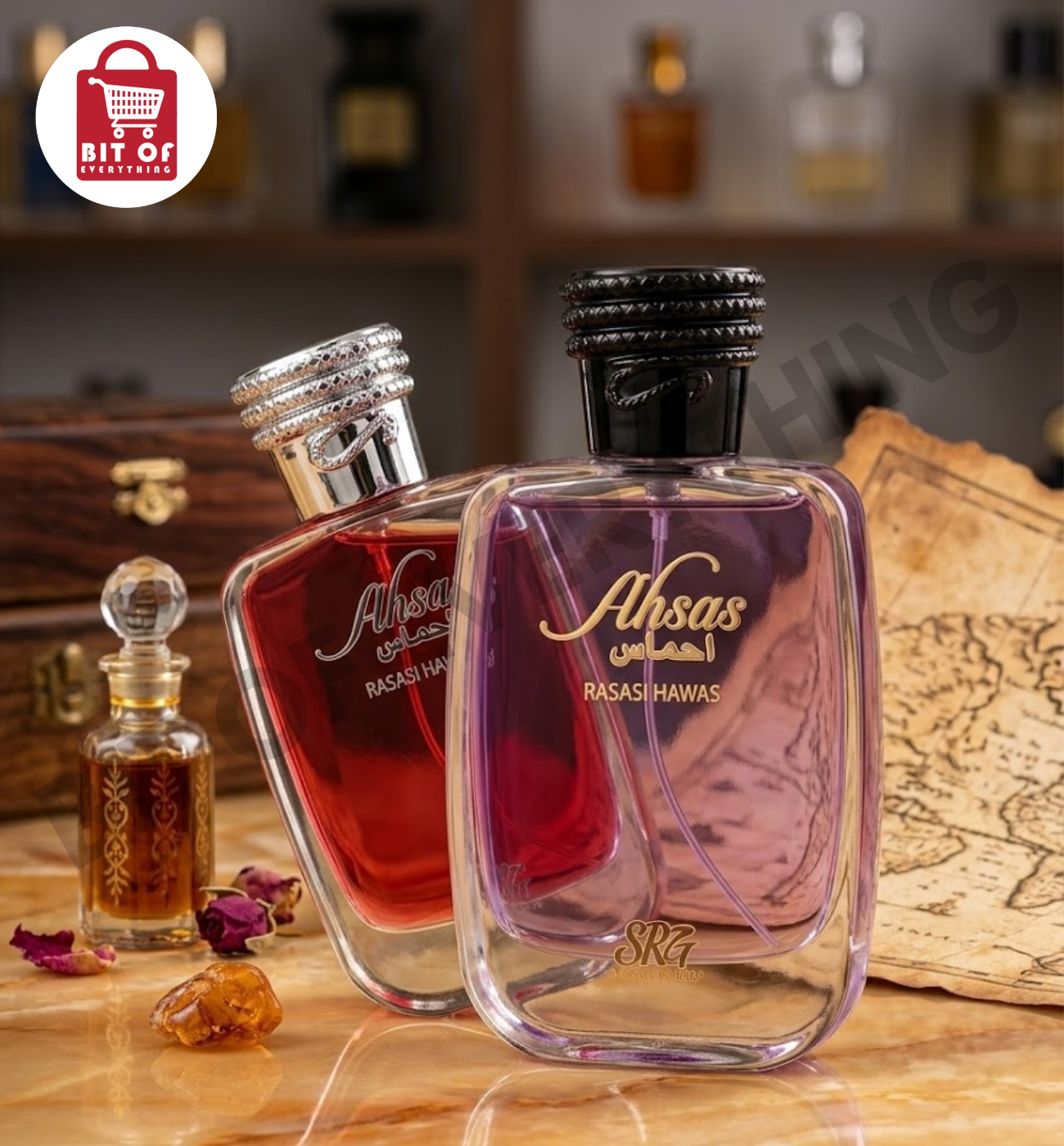 Ahsas Rasasi Hawas Inspired Premium Eau De Parfum (EACH)