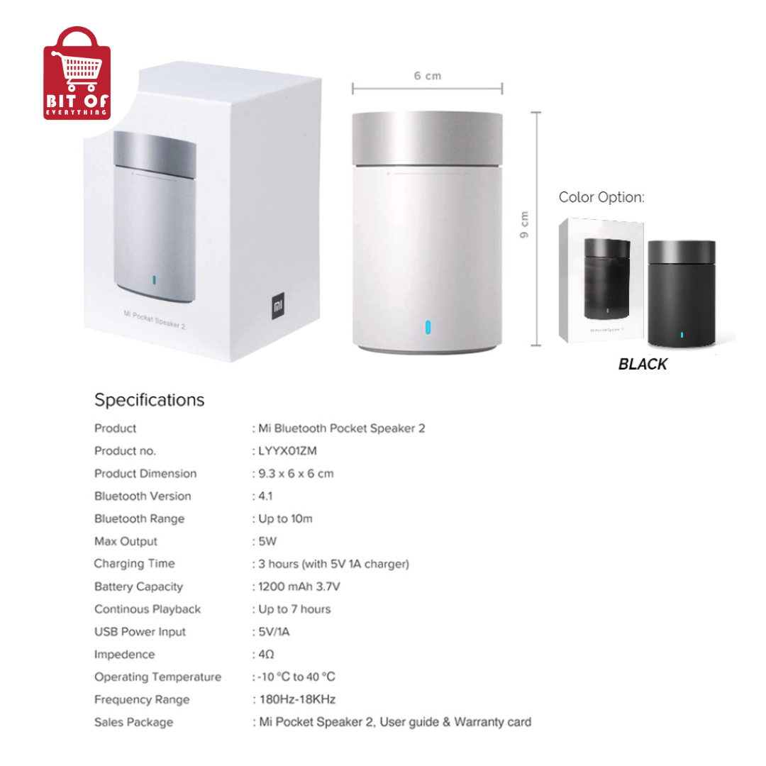 XIAOMI Mi Pocket Bluetooth best Speaker
