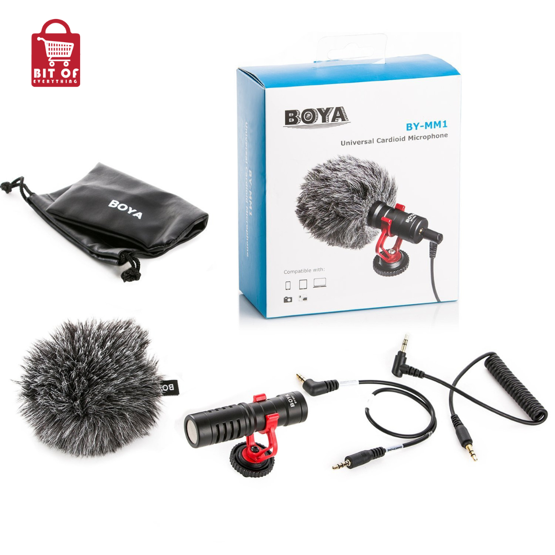 BOYA BY-MM1 Cardioid Shotgun Microphone