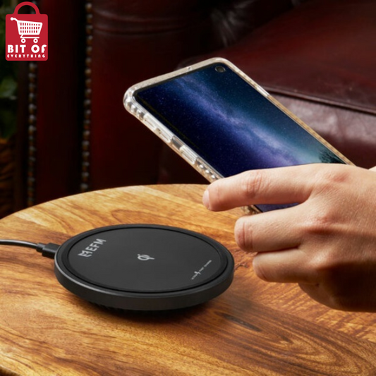 EFM 10W Wireless Charge Pad - With USB to Type-C Charge Cable