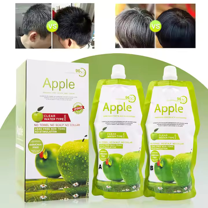 APPLE HAIR COLOR ( LARGE SIZE ) BLACK - BROWN  AVAILABLE