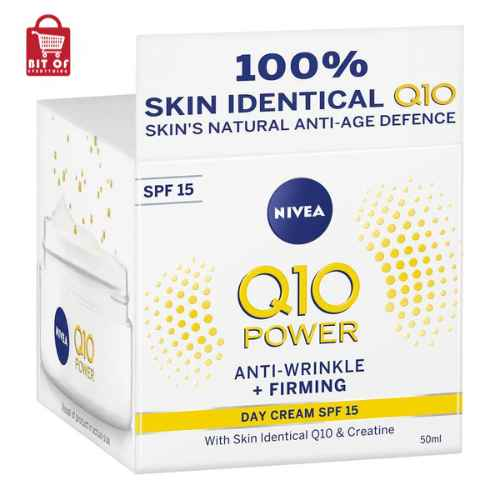 Nivea Q10 Power Anti-Wrinkle + Firming SPF 15 Day Cream, 50ml