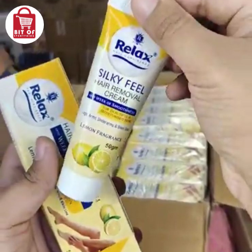 RELAX SILKY FEEL HAIR REMOVAL CREAM