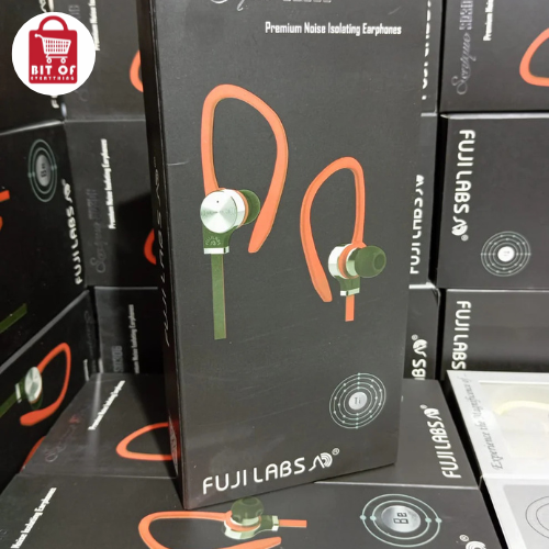 Fuji Labs Sonique SQ306 Premium Pure Beryllium In-Ear Headphones with In-line Mi