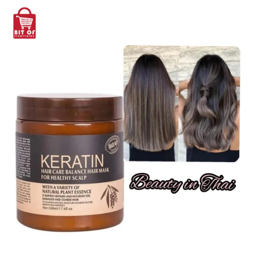 Keratin Hair Mask & Hair Treatment – 500ml