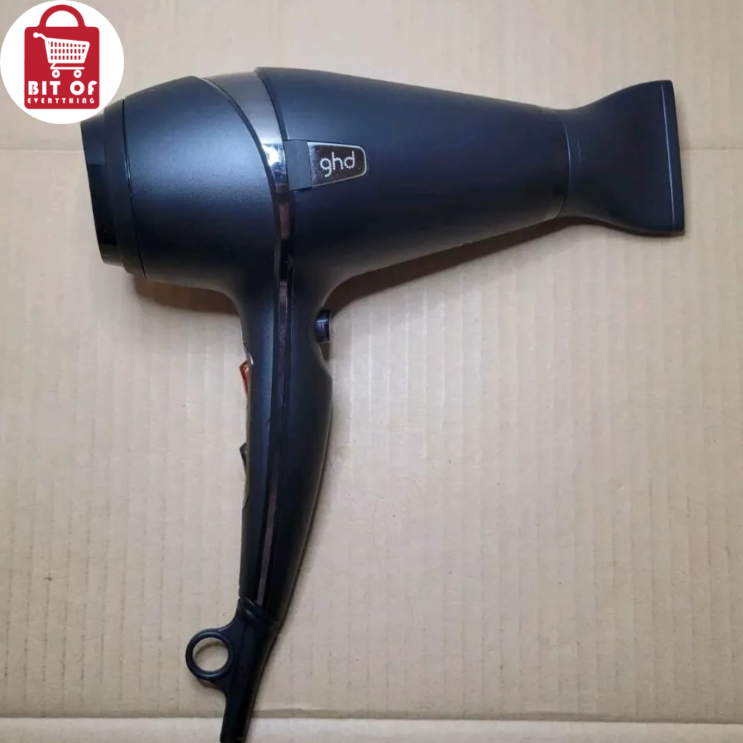 GHD Air 1.0 Black Hanging Loop Professional Performance Hair Dryer 1600W TESTED HAIR DRYER BRANDED FULLY HEAVY (WITHOUT BOX)