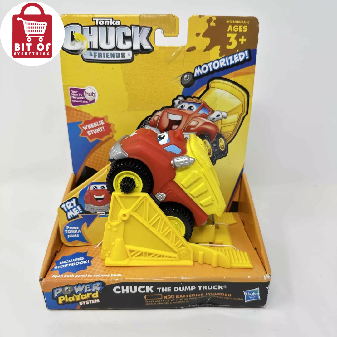 Tonka Chuck & Friends Chuck The Dump Truck 2010 Motorized With Book NEW