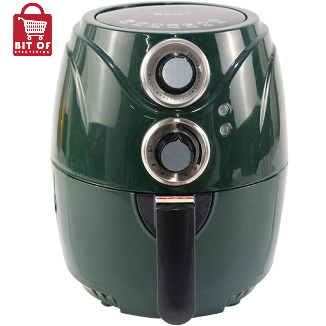 Air Fryer, Small Air Fryer, Less Oil Airfryer, 1200W Air Fryer Oven Pizza Cooker, Non-Stick Fry Basket, Over Heat Protection, Timer+Temperature Control Air Fryers