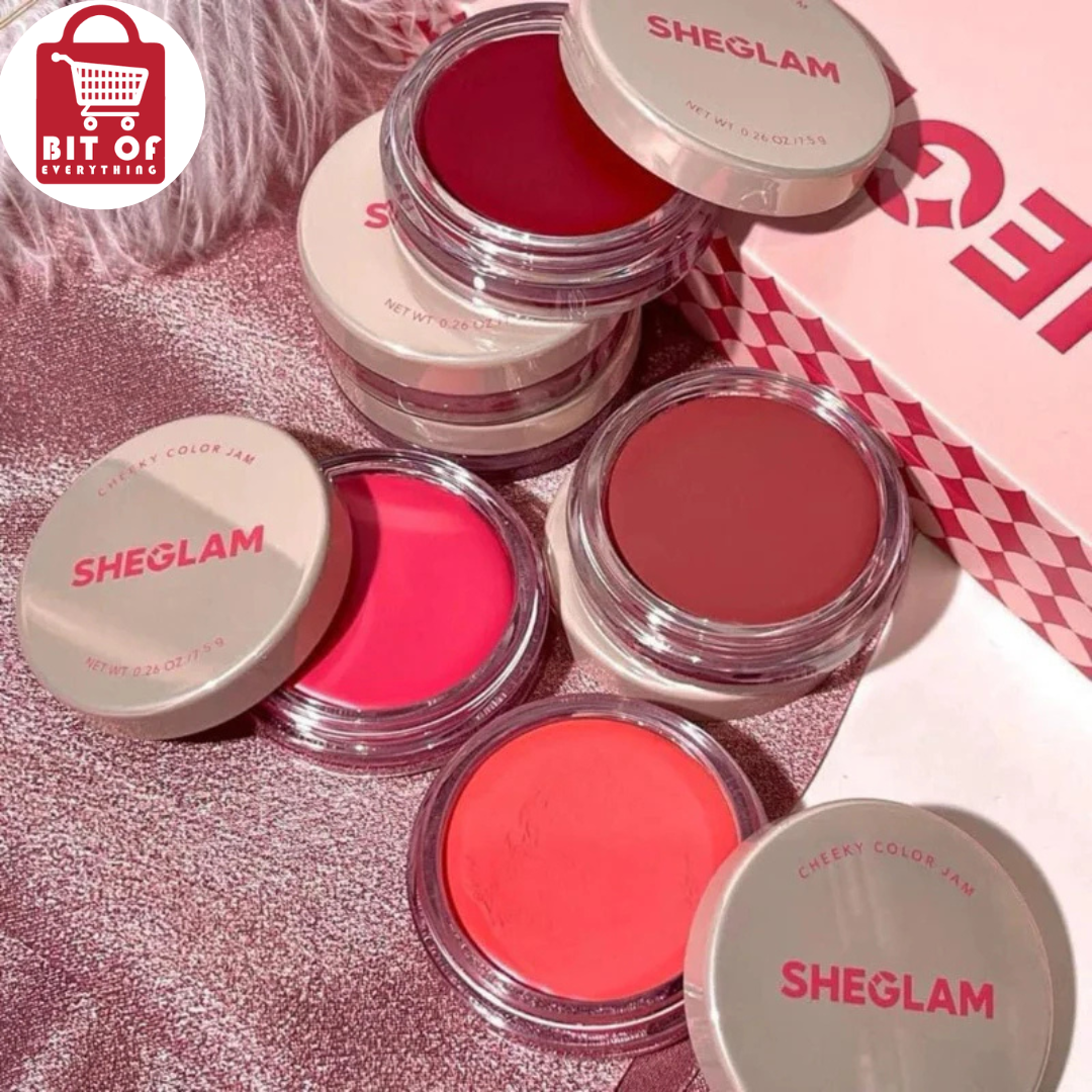 sheglam lip and cheek cream blush EACH