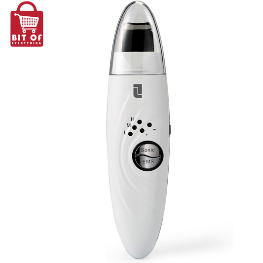 Lifetrons Peeling Device - Ultrasonic Cleaner - Ultrasonic Scrubber - Firm and Radiant Skin - Muscle Stimulation (EMS) - Improves Elasticity - Pore Cleaning