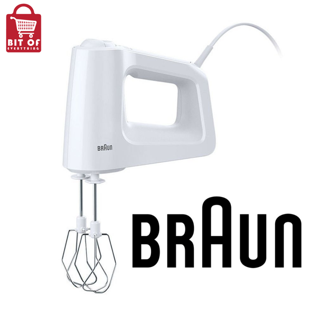 Braun egg beater, 450 watt, 5 speeds, white, HM3000  WITHOUT BOX