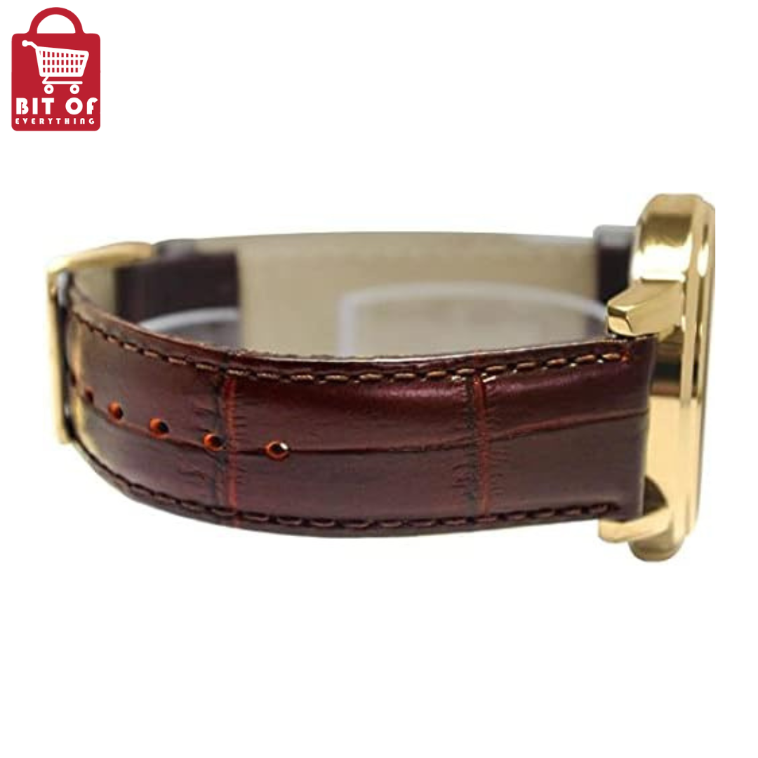 Tommy Hilfiger Brown Leather Black dial Watch for Men's 1710329