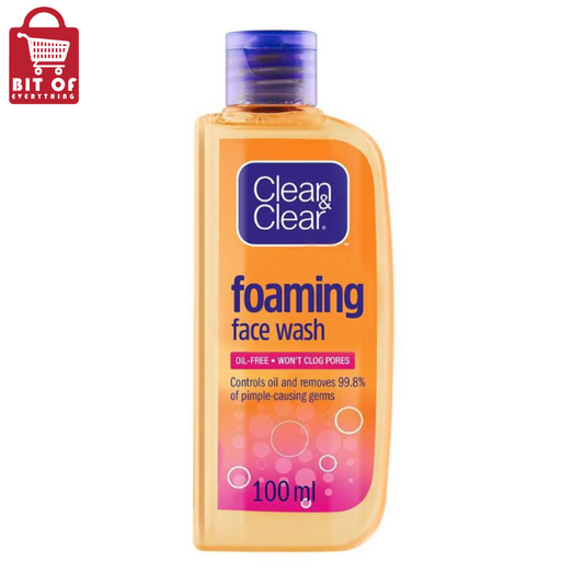 Clean & Clear Essentials Foaming Face Wash, Oil Free, 100ml